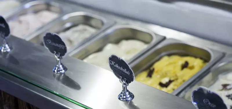 Glaces de la ferme Efstidalur